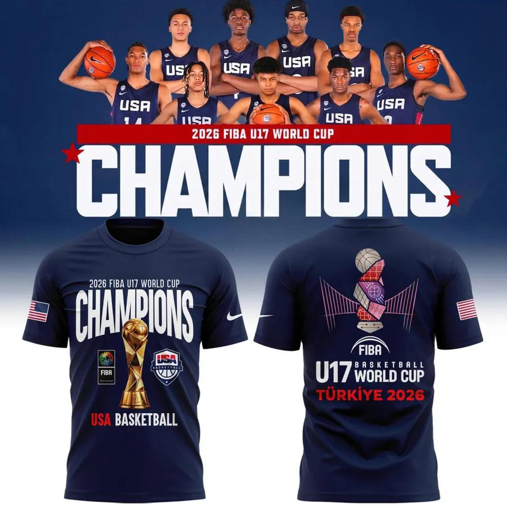 USA Basketball FIBA U17 World Cup 2026 Champions TShirt