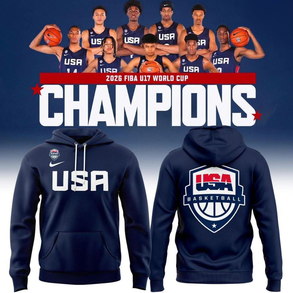 USA Basketball White FIBA U17 World Cup Hoodie