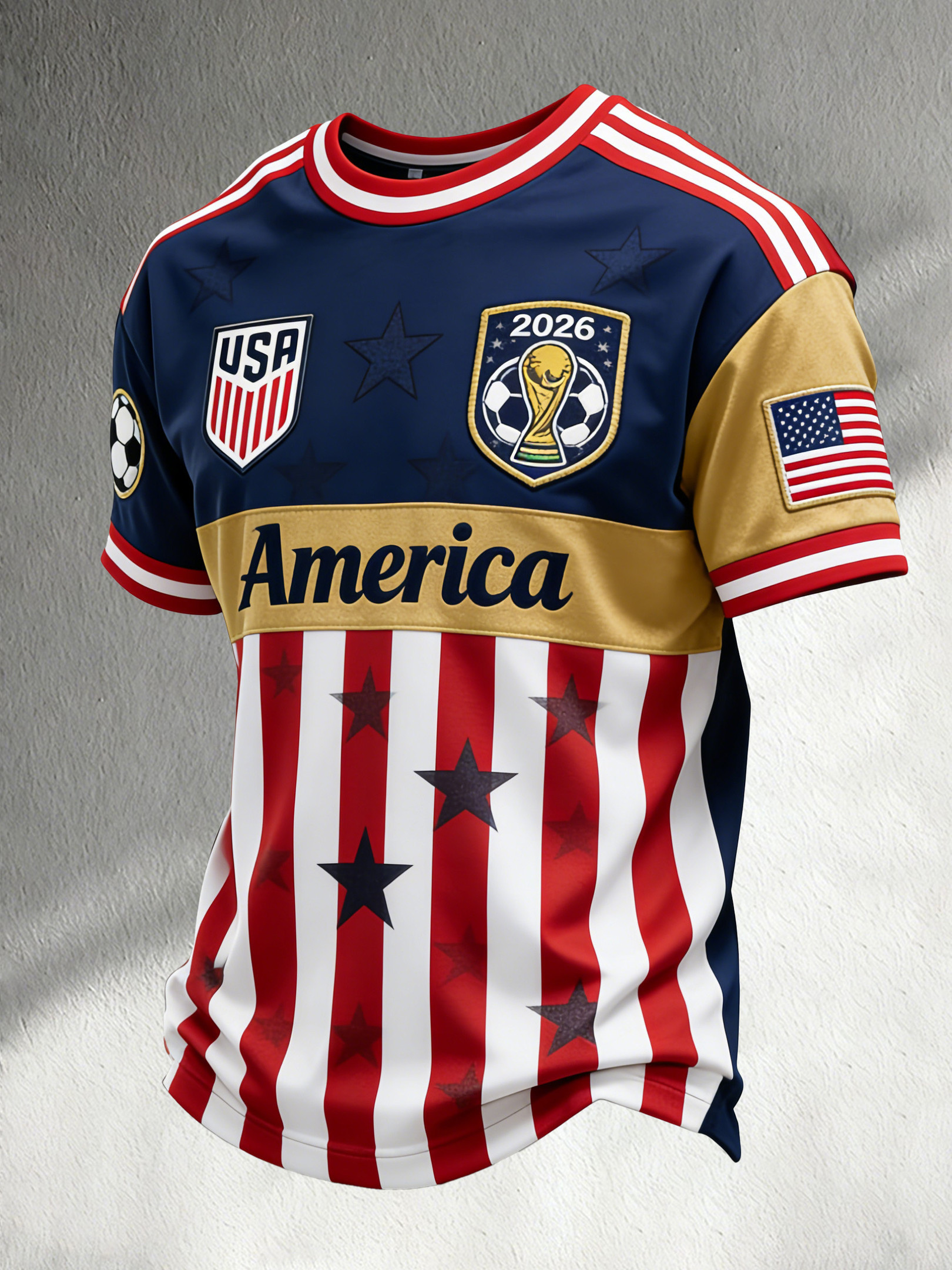 USA Soccer FIFA World Cup 2026 Shirt Game Day Merch Gifts For America Supporters