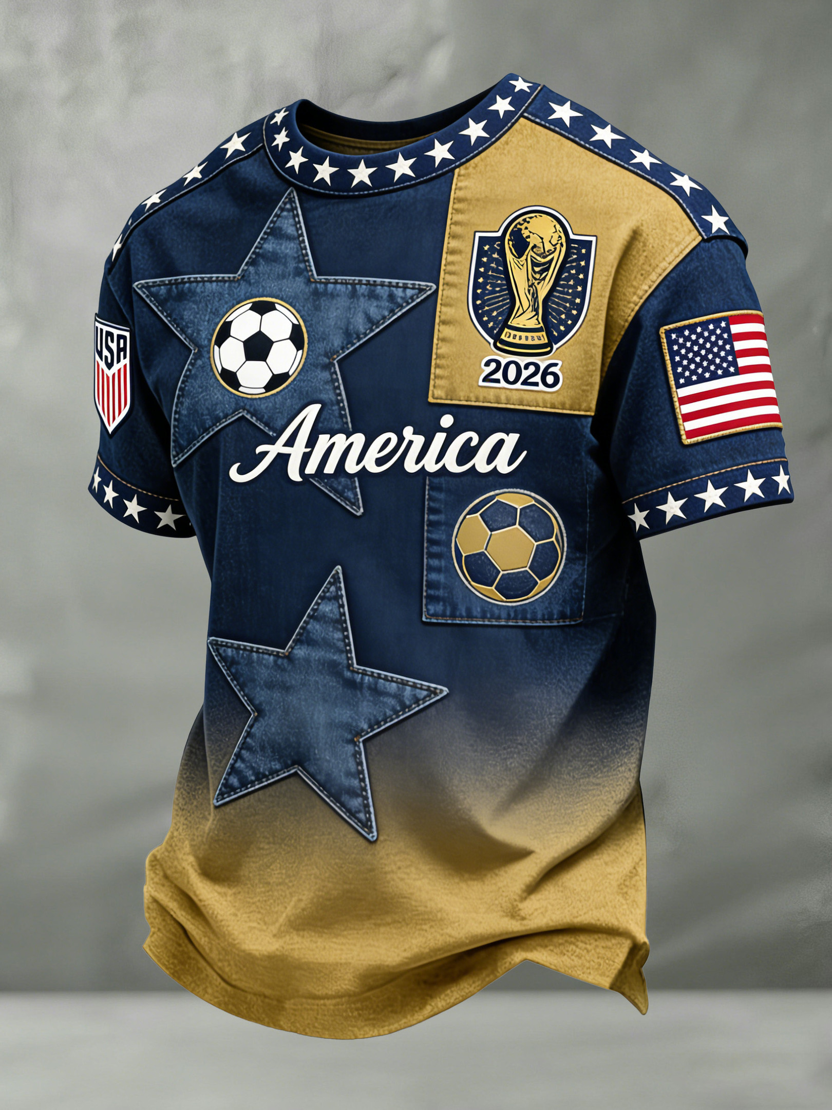 USA Soccer FIFA World Cup 2026 Shirt Mens Game Day Apparel Gifts For America Supporters