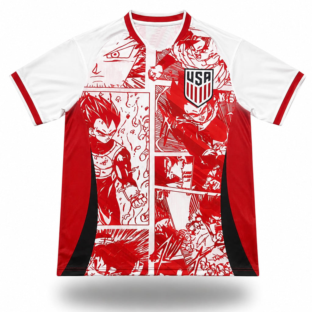 USA Soccer Team x Dragon Ball Vegeta Soccer Jersey