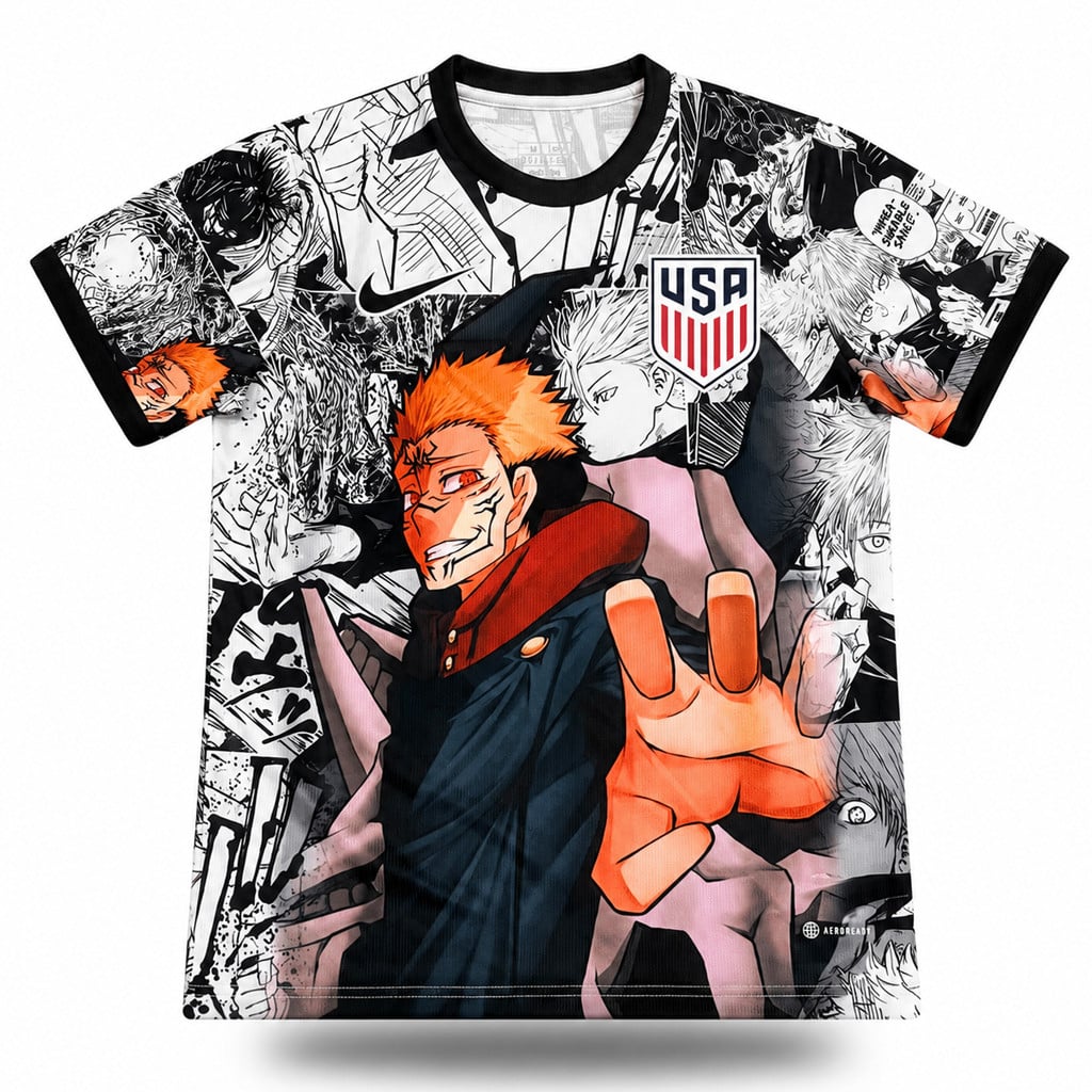 USA Soccer Team x Jujutsu Kaisen Soccer Jersey