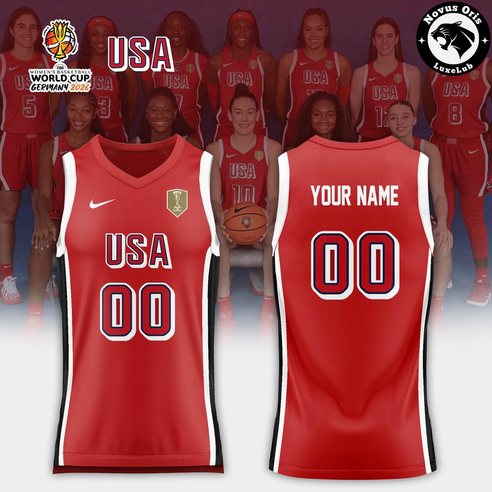 USA Women’s Basketball 2026 FIBA World Cup Custom Basketball Jersey 1 - Unicasport USA Women’s Basketball 2026 FIBA World Cup Custom Basketball Jersey