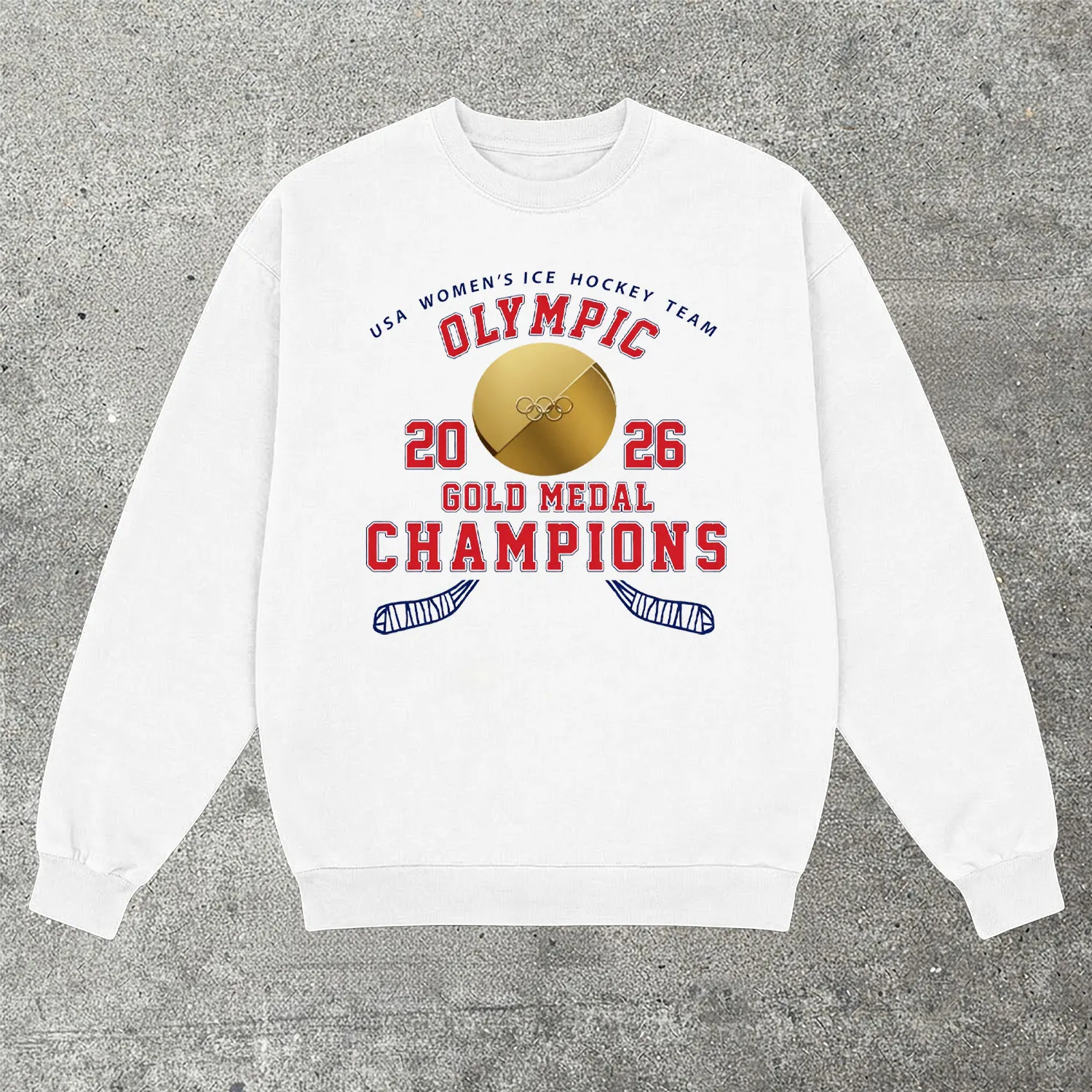 USA Womens Ice Hockey Team 2026 Olympic Gold Medal Champions Sweatshirt Best Fan Gift Merch 2026