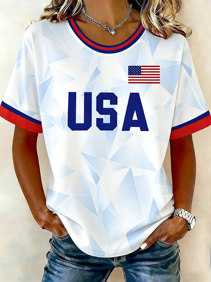 USA World Cup 2026 SoccerTShirtWomen's Game Day Shirts Soccer Lovers Gifts