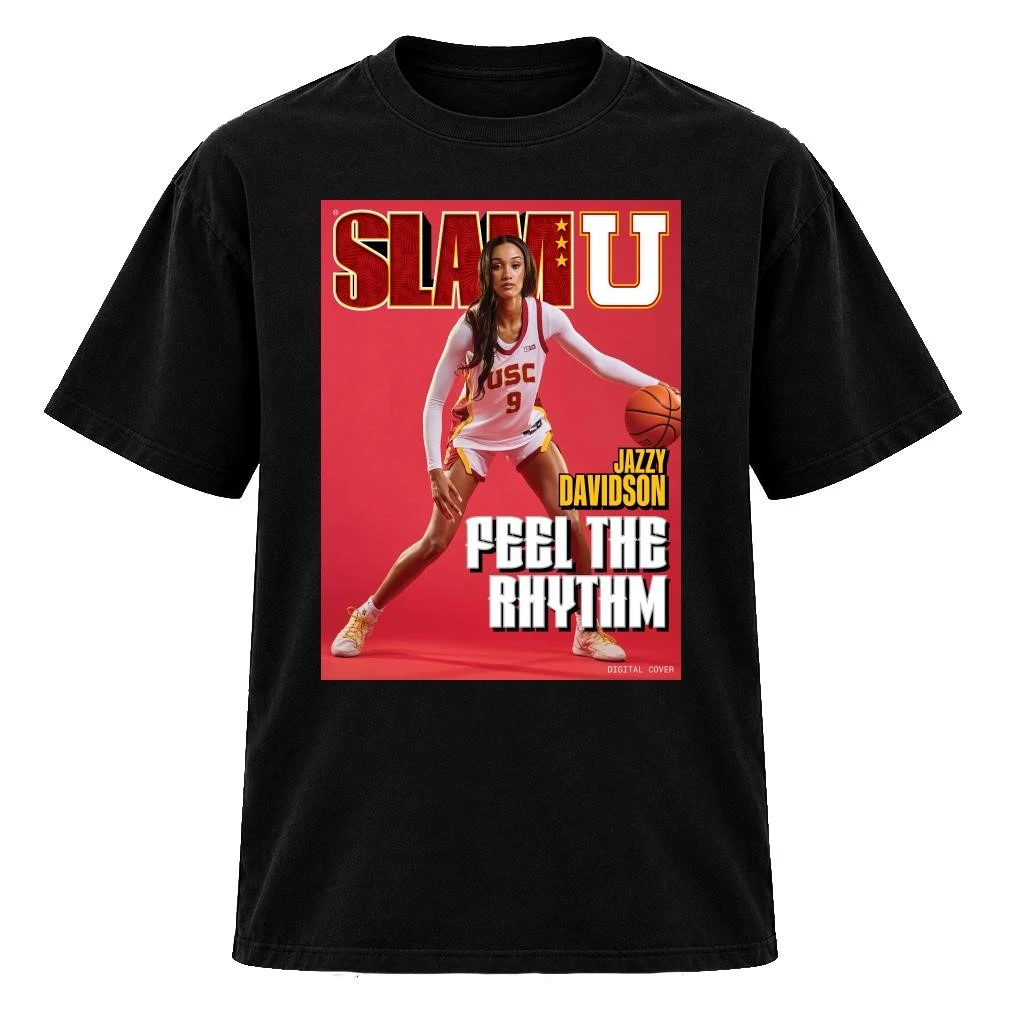USC Trojans Jazzy Davidson Slam U Feel The Rhythm Digital Cover Shirt