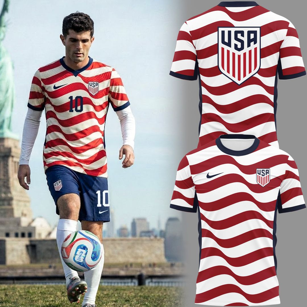 USMNT 2026 World Cup Official Style Uniform T-Shirt Limited Soccer Fan Edition
