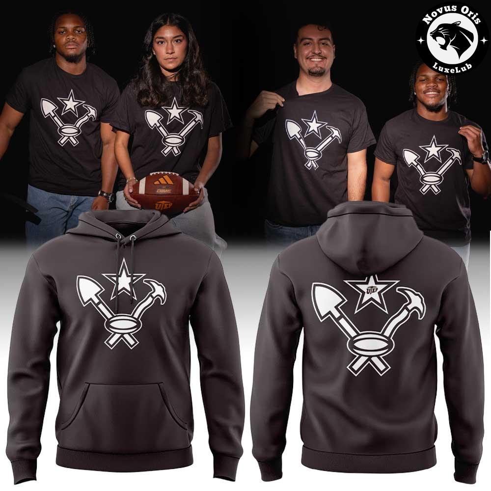 UTEP Miners Football Heritage Night Dark Charcoal Hoodie 1 - Unicasport UTEP Miners Football Heritage Night Dark Charcoal Hoodie