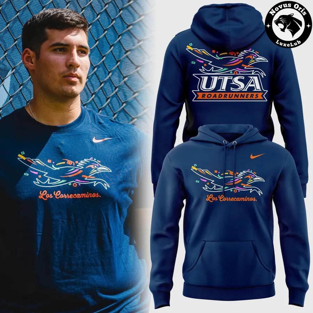 UTSA Roadrunners Los Correcaminos 2026 Navy Pullover Hoodie