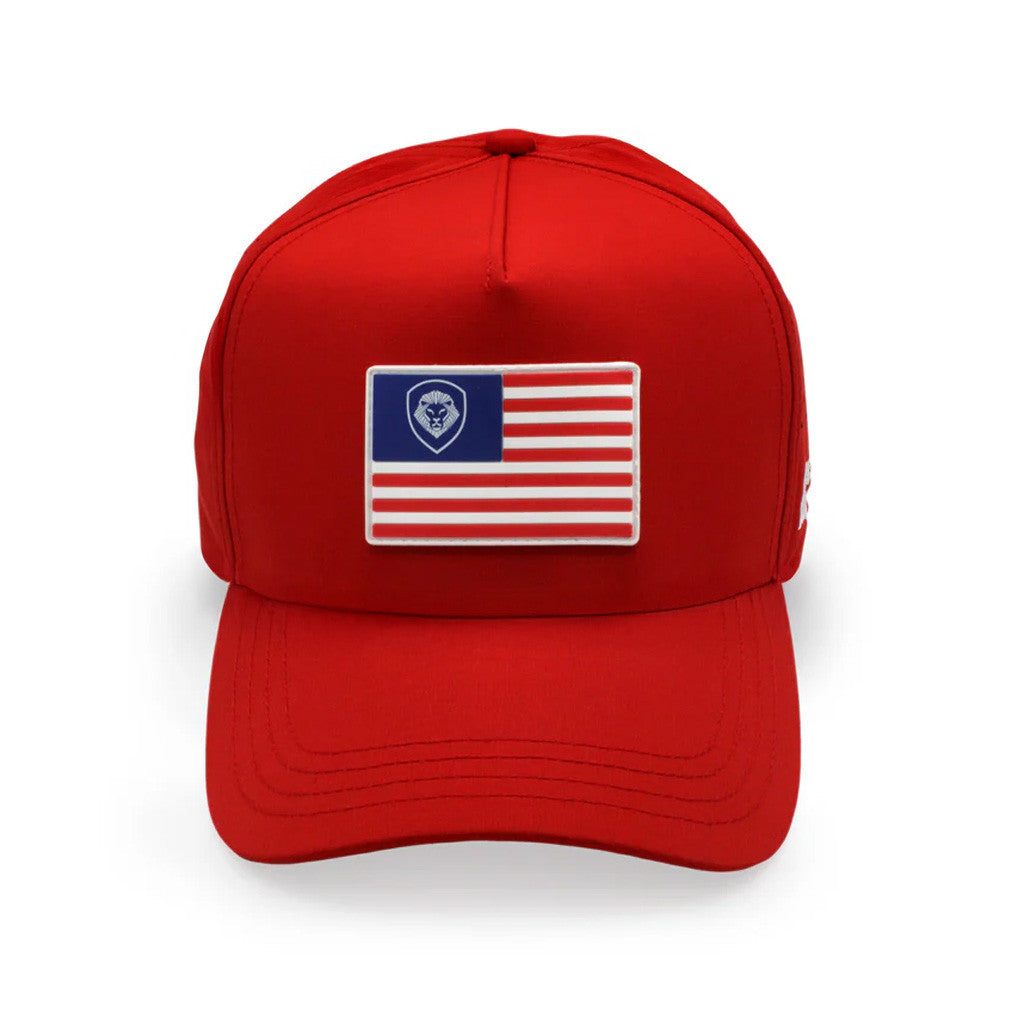 Valuetainment Merch Red USA Flag The Future Looks Bright Hat Embroidered Gifts For Dad