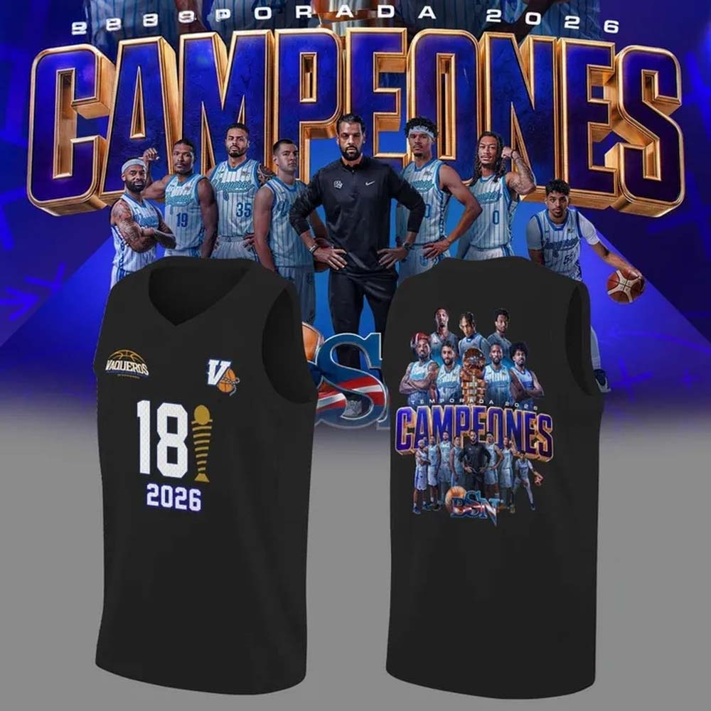 Vaqueros de Bayamon BSN Champions 2026 Basketball Jersey Basketball Fan Collection 2 - Unicasport Vaqueros de Bayamon BSN Champions 2026 Basketball Jersey Basketball Fan Collection
