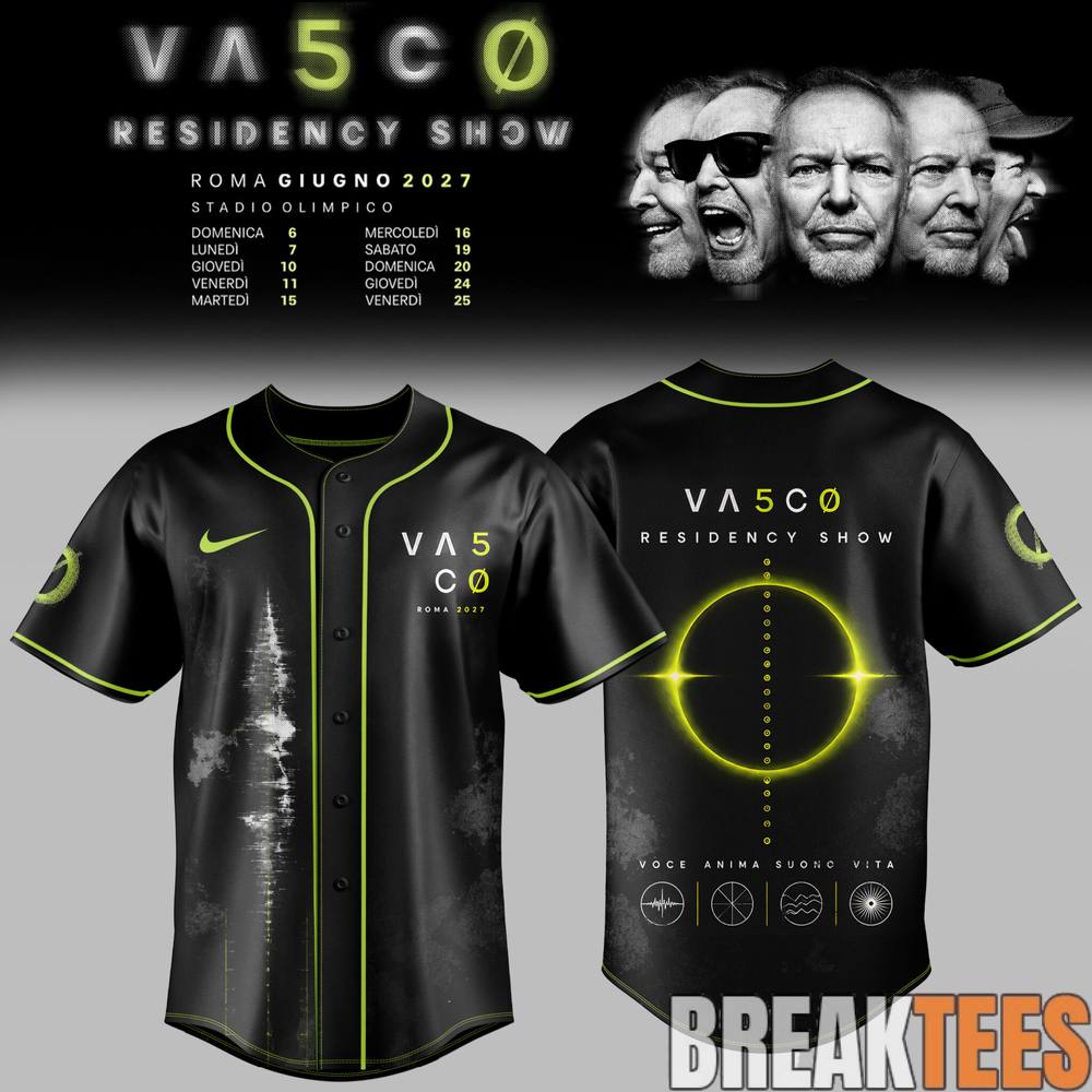 Vasco Residency Show 2027 Baseball Jersey Apparel