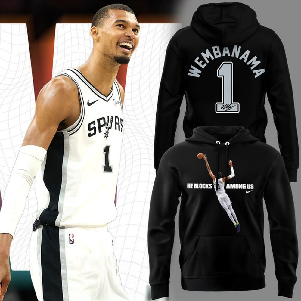 Victor Wembanyama San Antonio Spurs 2026 NBA Defensive Player of the Year Hoodie