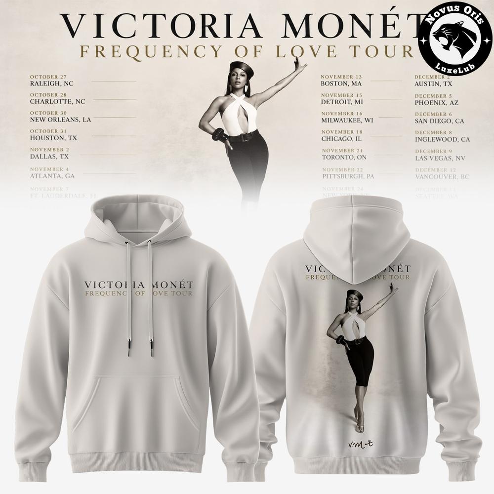Victoria Monét Frequency Of Love Tour 2026 Pullover Hoodie 1 - Unicasport Victoria Monét Frequency Of Love Tour 2026 Pullover Hoodie