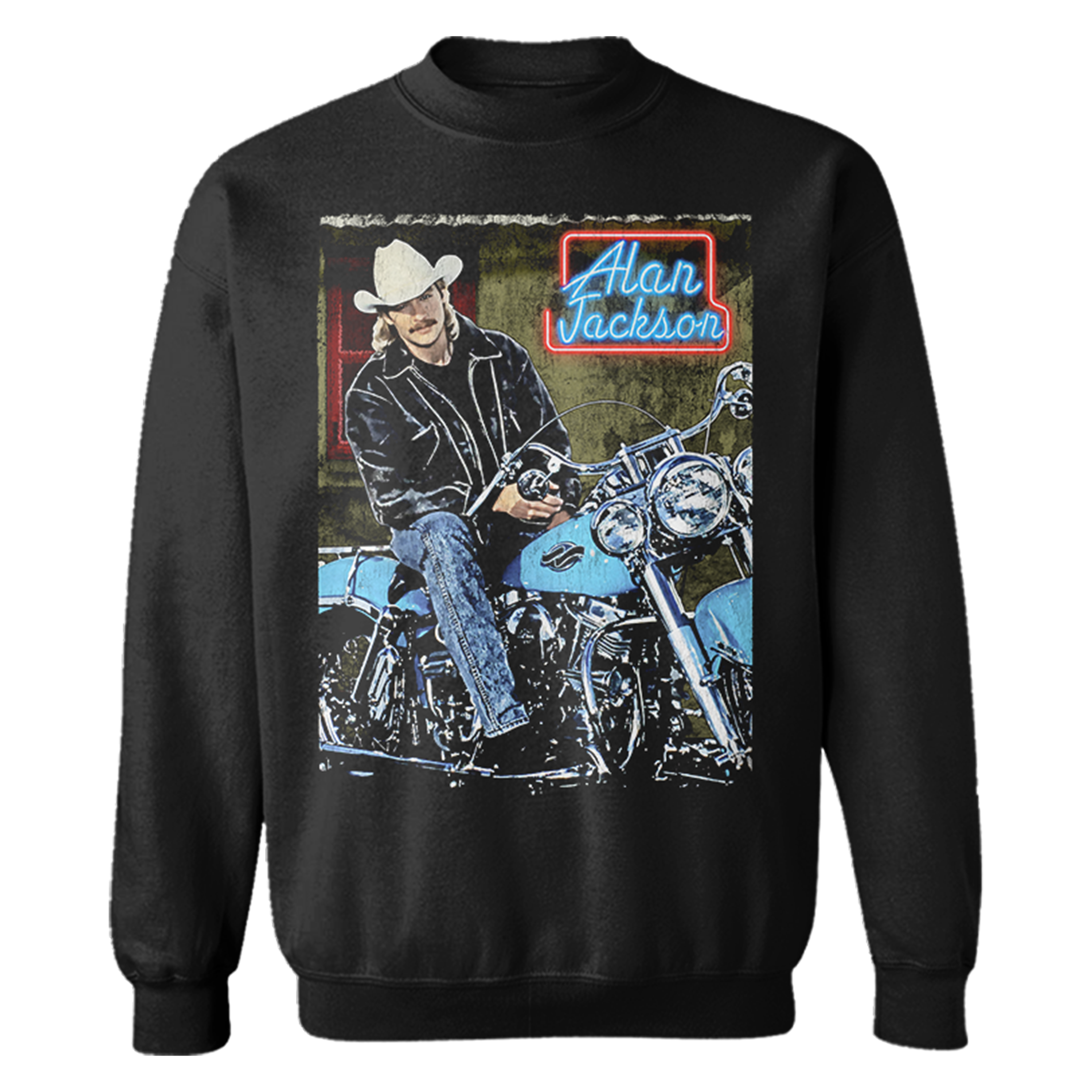 Alan Jackson Vintage Biker Sweatshirt 9262740177118