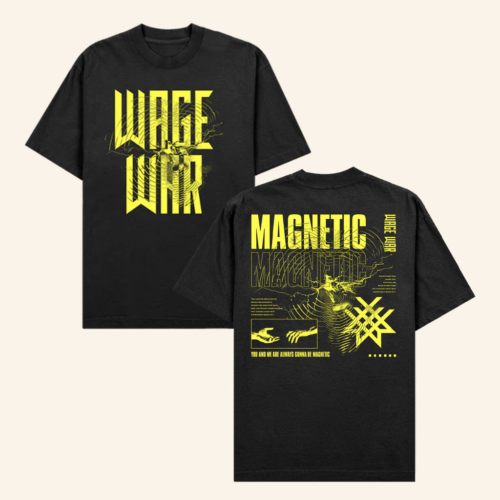 Wage War Band Merch Magnetic T-Shirt Unique Gifts For Music Lovers