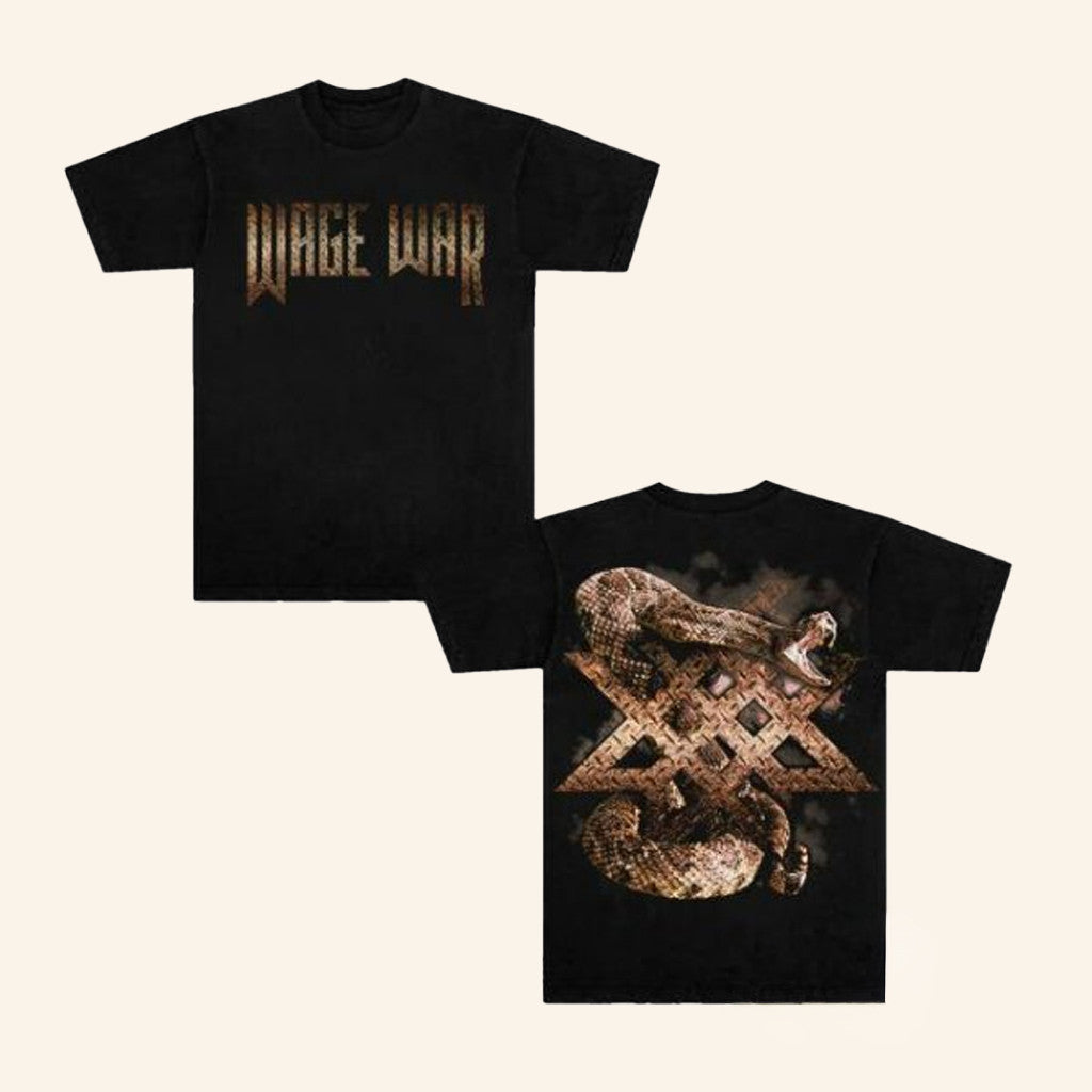 Wage War Band Merch Rattler T-Shirt Music Gift Ideas For Guys