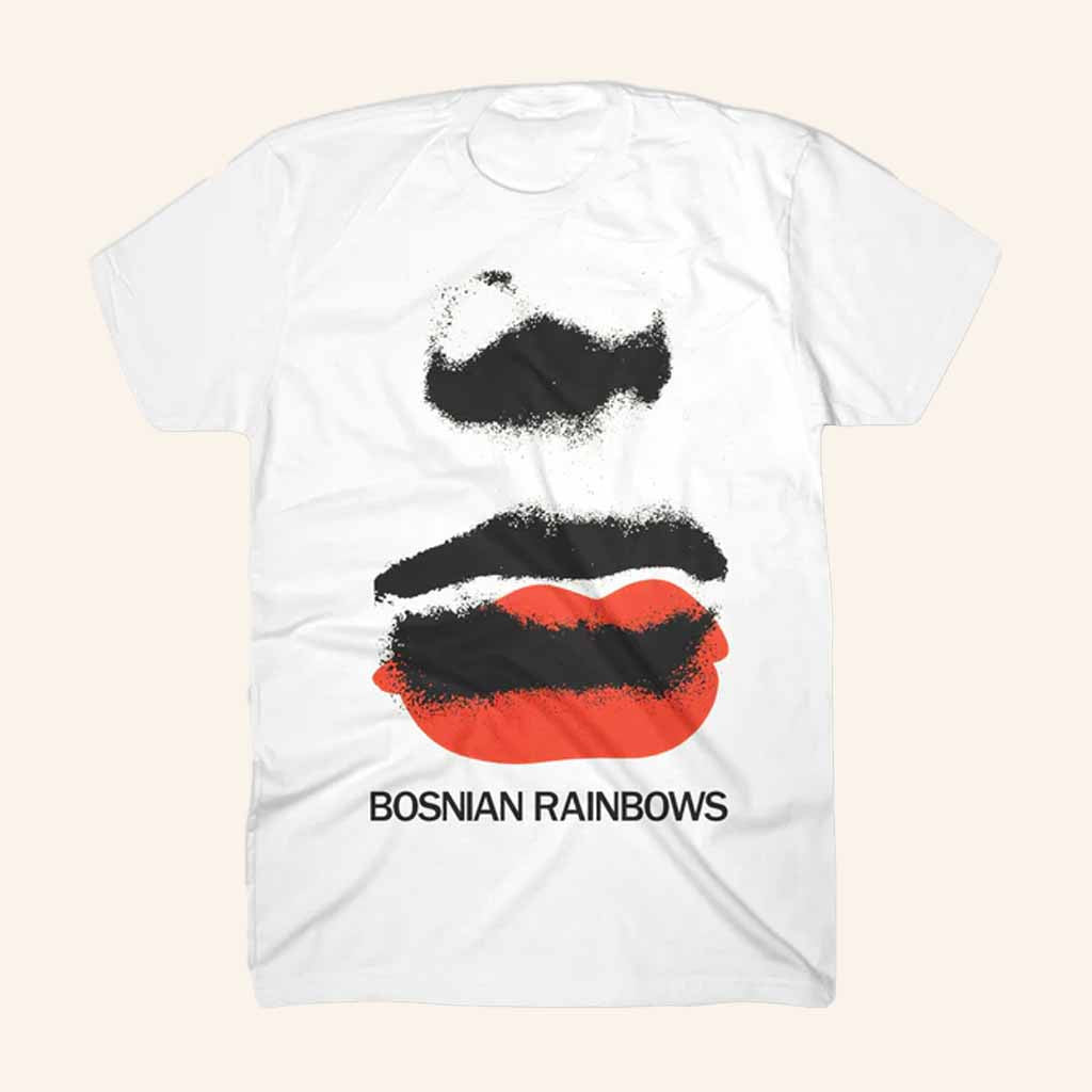 Warehouse Merch Bosnian Rainbows Lips T-Shirt Cool Christmas Gifts For Guys
