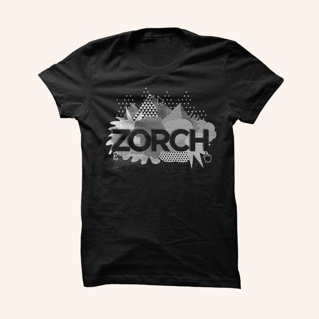 Warehouse Merch Zorch Point Click T-Shirt Birthday Present For Husband