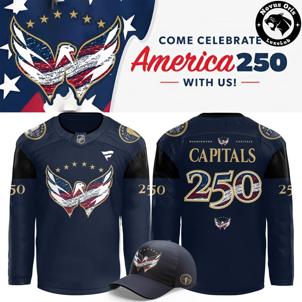 Washington Capitals America 250th Anniversary Hockey Jersey 1 - Unicasport Washington Capitals America 250th Anniversary Hockey Jersey
