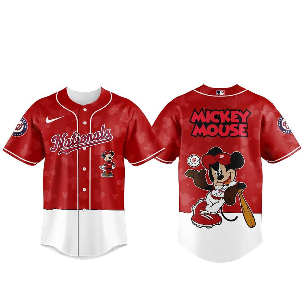 Washington Nationals x Mickey Mouse Night 2026 Baseball Jersey