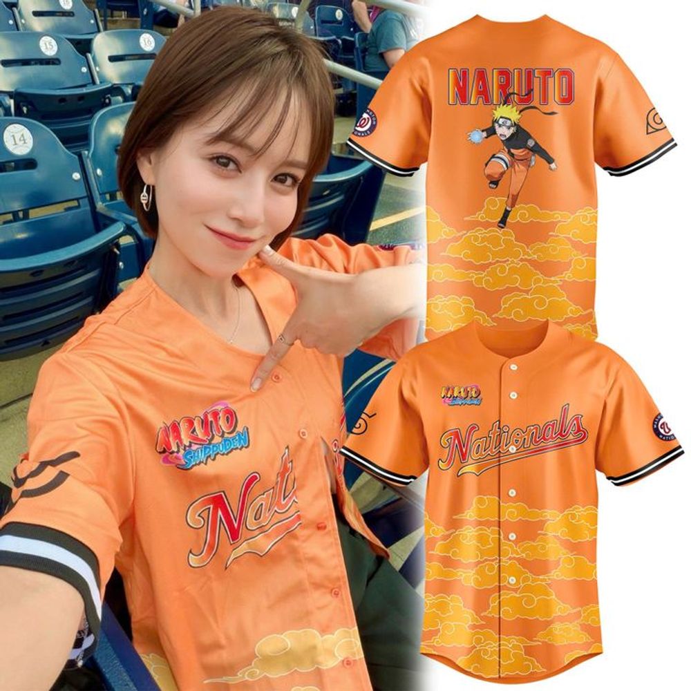 Washington Nationals x Naruto Shippuden Night 2026 Special Baseball Jersey