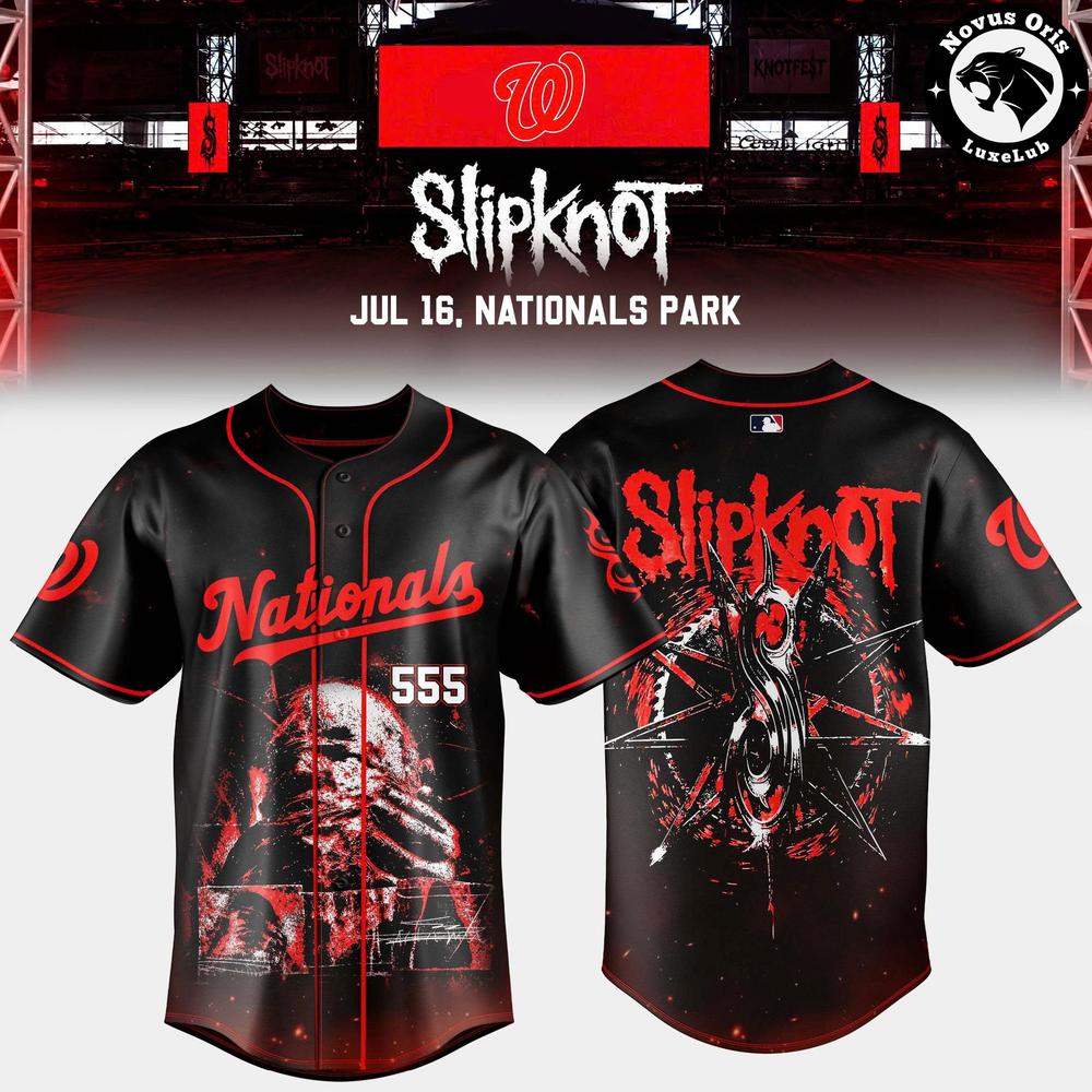 Washington Nationals x Slipknot Stadium Tour Special Edition Jersey 1 - Unicasport Washington Nationals x Slipknot Stadium Tour Special Edition Jersey