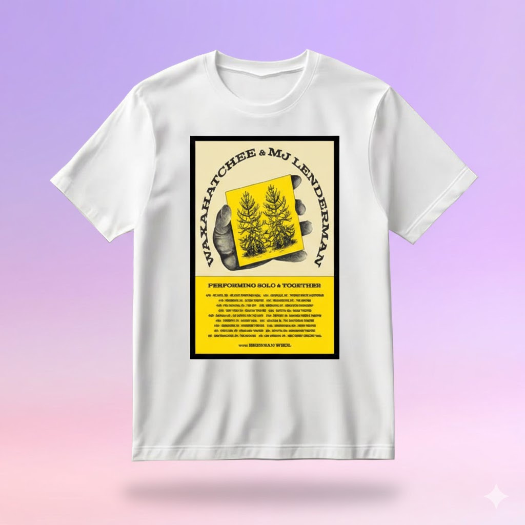 Waxahatchee and MJ Lenderman April 29 2026 State Theatre Minneapolis MN Poster T Shirts Merch 2025
