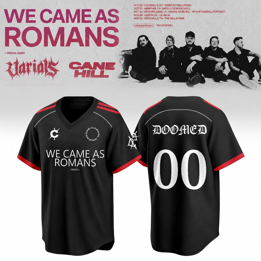 Limited Edition We Came As Romans Tour 2026 Football Jersey