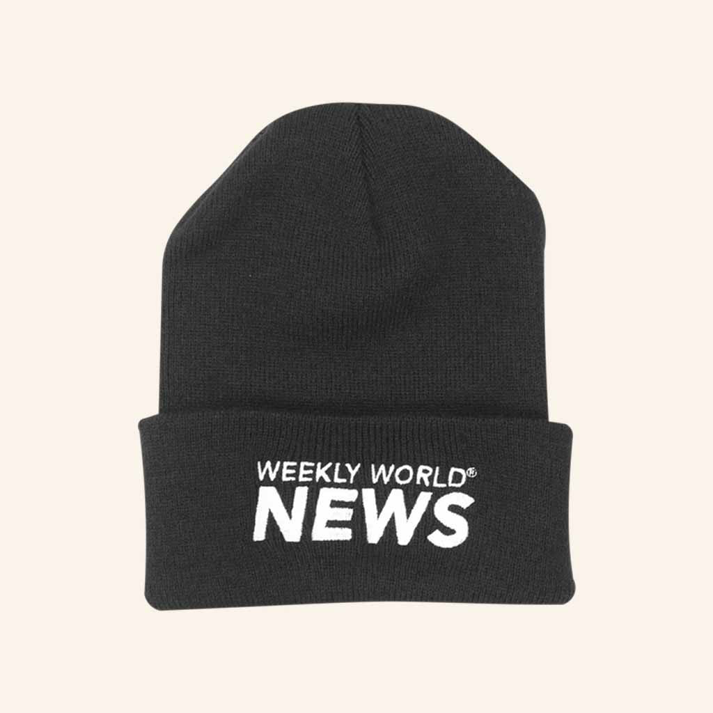 Weekly World News Merch Weekly World News Logo Beanie Gift Ideas For Boyfriend