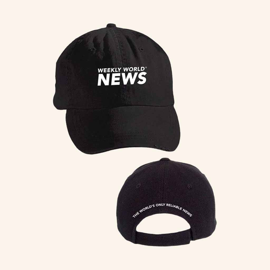Weekly World News Merch Weekly World News Logo Embroidered Hat Gifts For Dad