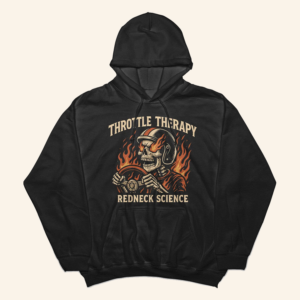 Westen Champlin Merch Throttle Therapy Hoodie Redneck Science Hoodie Gifts For Father