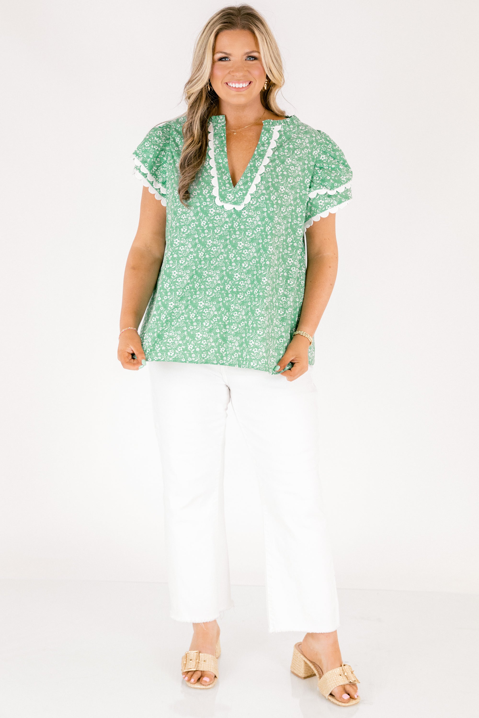 What Do I Mean Top, Green 3 What Do I Mean Top, Green - Image 3