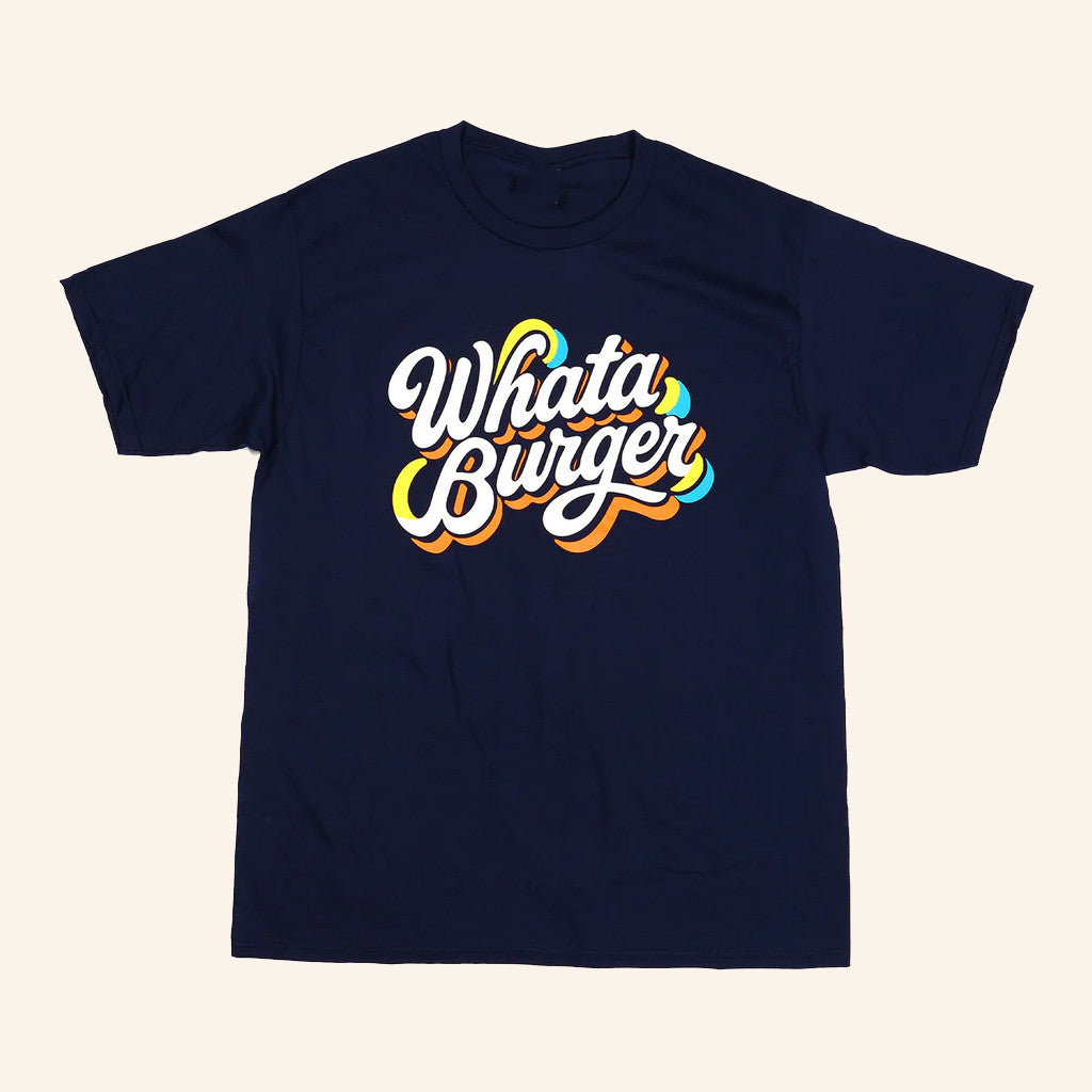 Whataburger Merch Navy Script T-Shirt Birthday Presents For Boyfriend