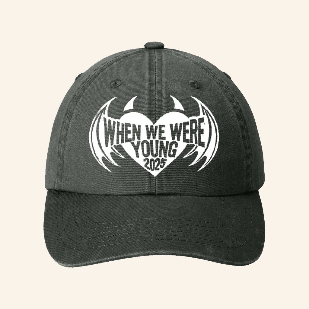 When We Were Young Merch 2025 Festival Winged Heart Dad Hat Gift Ideas For Fans
