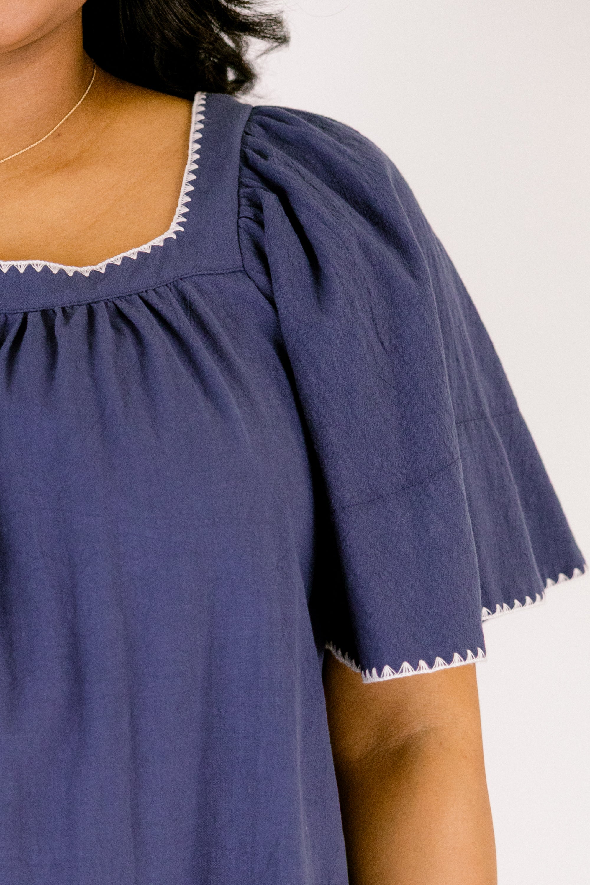 Where You Are Top, Navy 4 Where You Are Top, Navy - Image 4