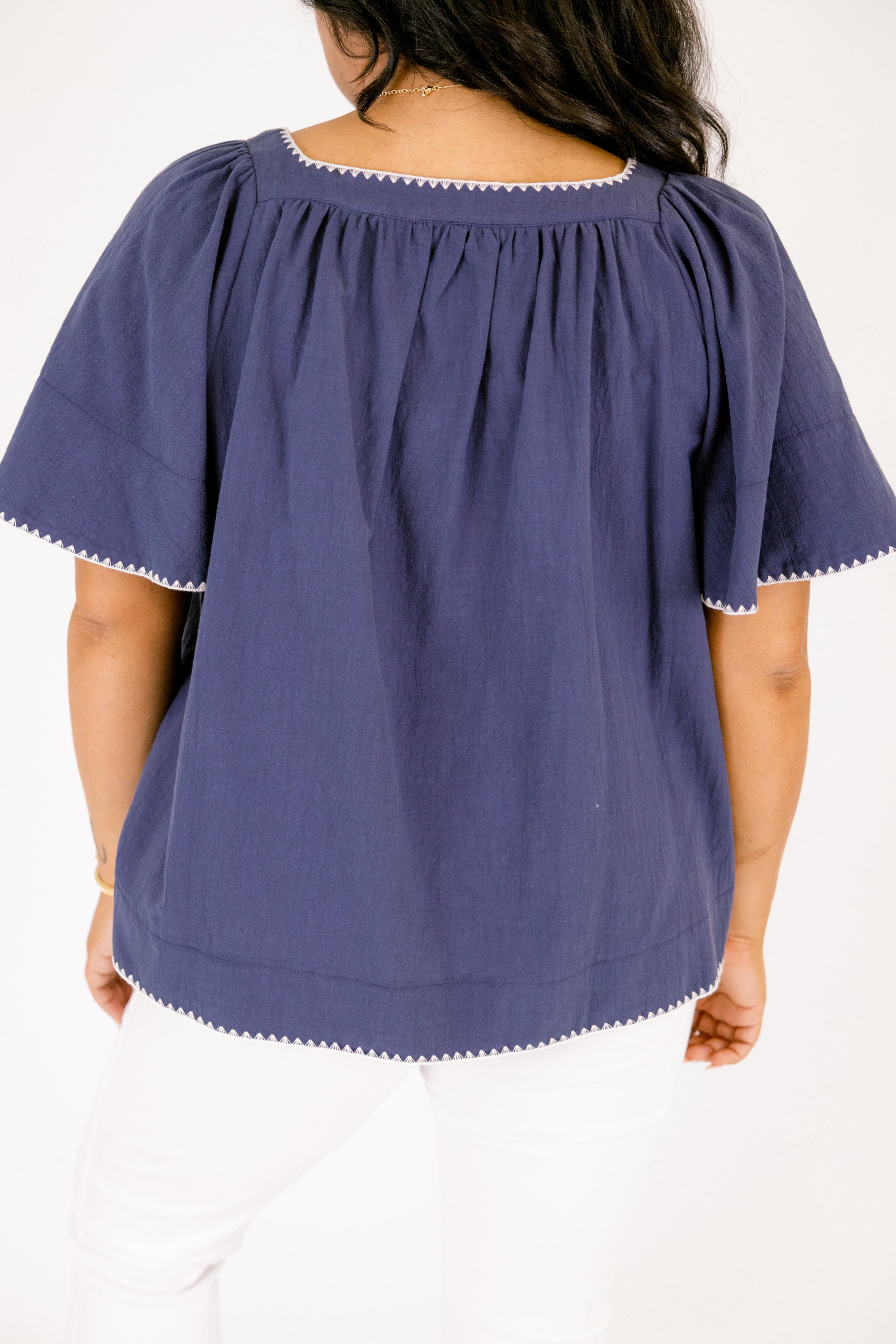 Where You Are Top, Navy 6 Where You Are Top, Navy - Image 6