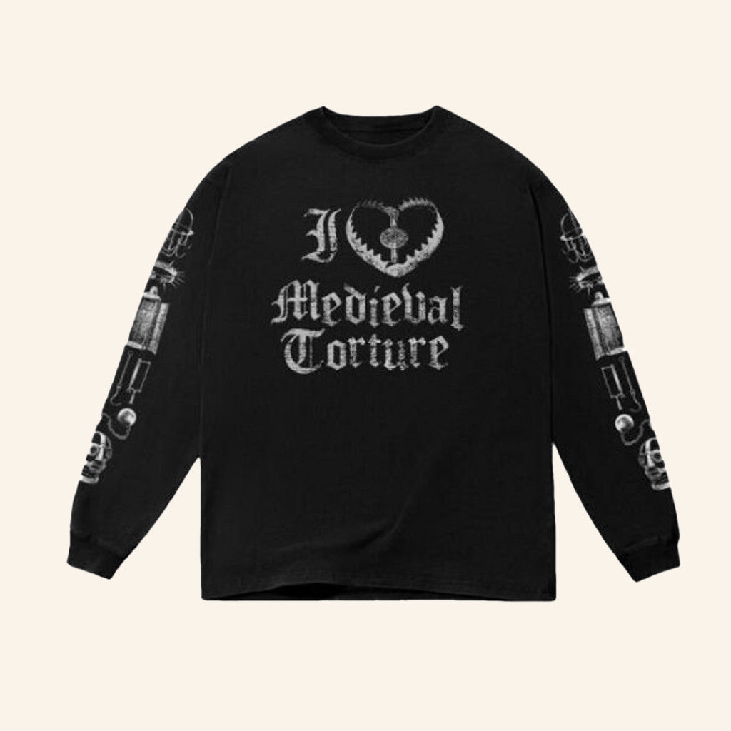 While Odin Sleeps Merch I Love Medieval Torture Long Sleeve Shirt Gift Ideas For Husband