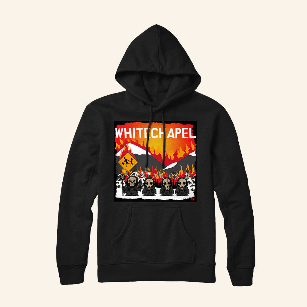 Whitechapel Band Merch Park Black Hoodie Fan Apparel Gifts For Boyfriend