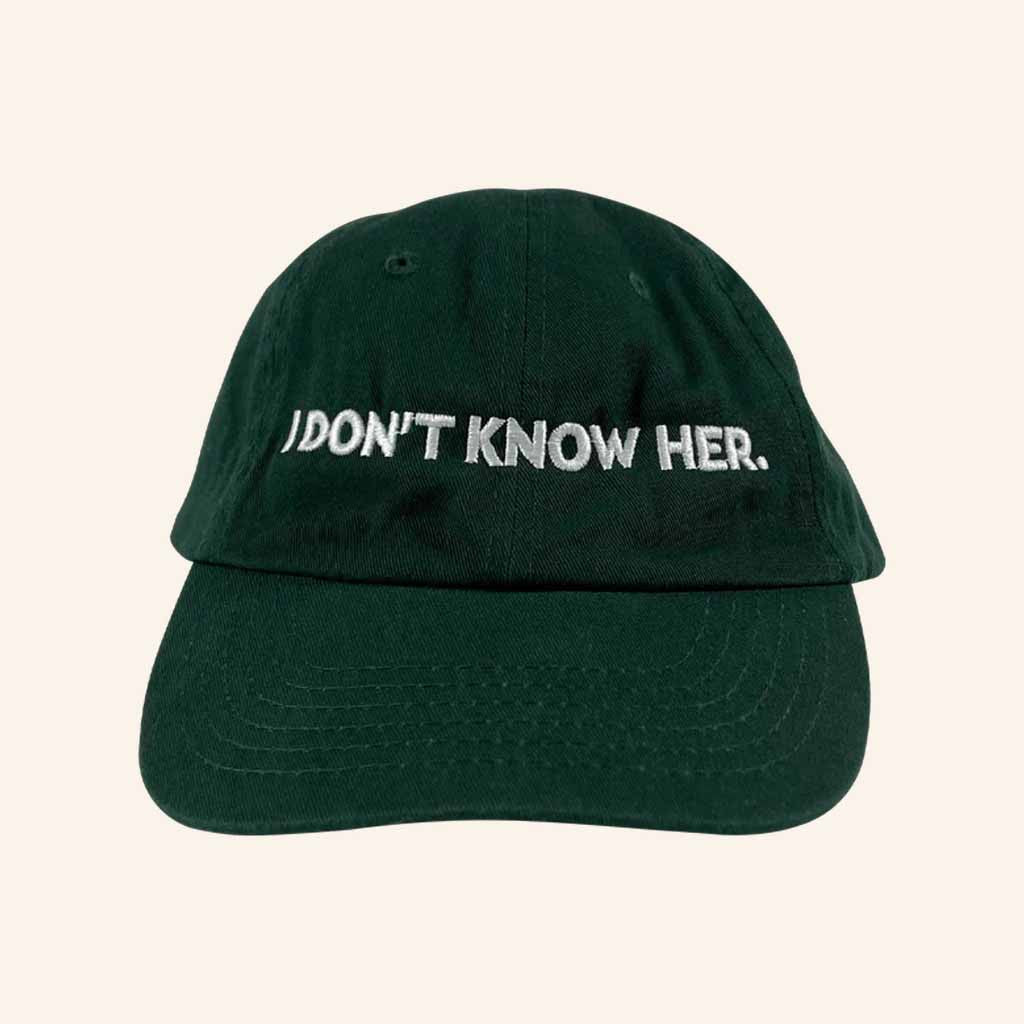 Who Weekly Merch I Don't Know Her Embroidered Hat Birthday Present For Husband