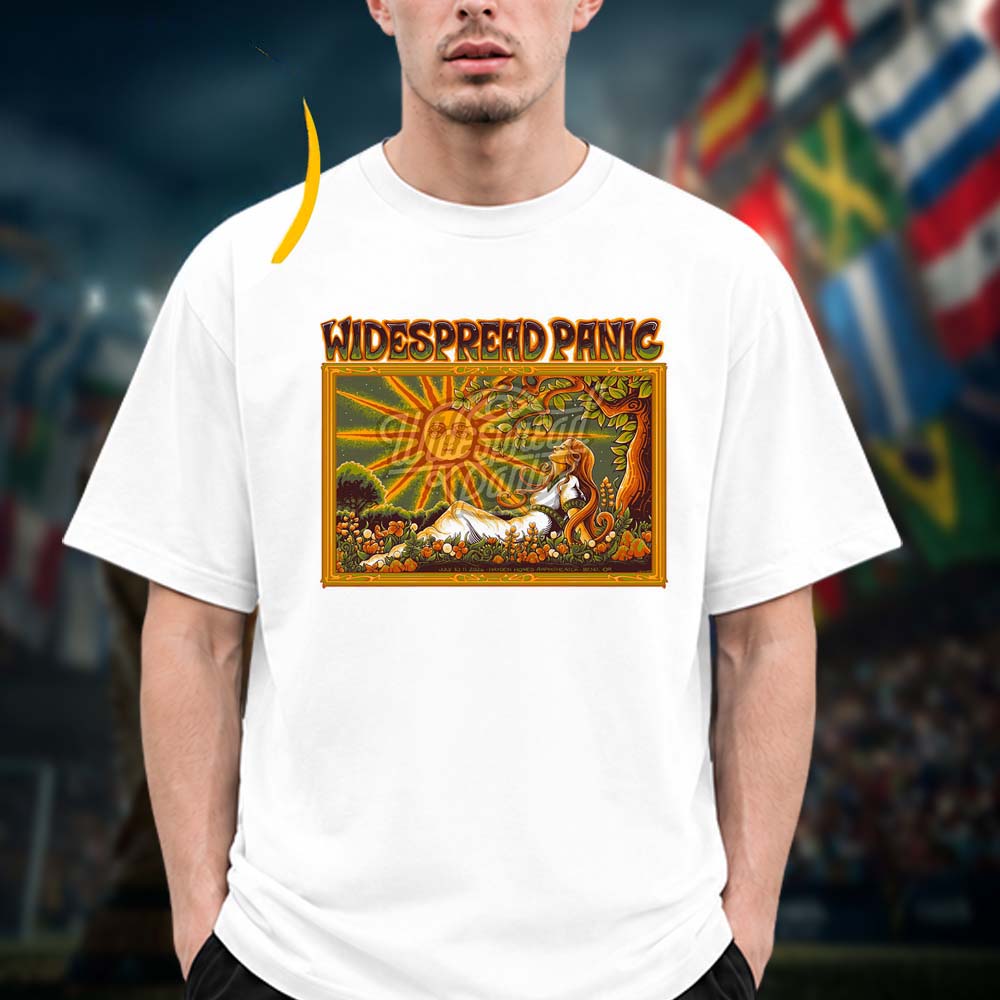 Widespread Panic Concert Poster from Hayden Homes Amphitheater In Bend OR On July 10 11 2026 Unisex T Shirt