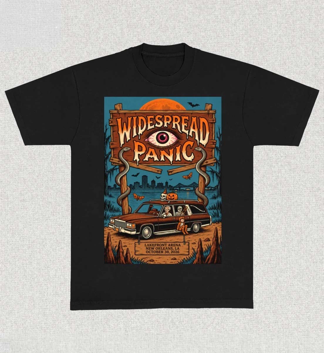 Widespread Panic New Orleans LA 2026 Event Poster At Lakefront Arena On October 30 2026 TShirt