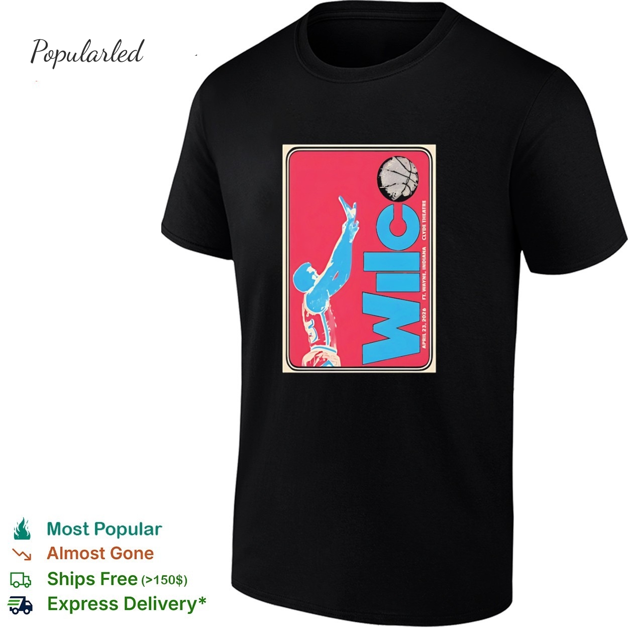 Wilco April 23 2026 In Fort Wayne IN poster shirt