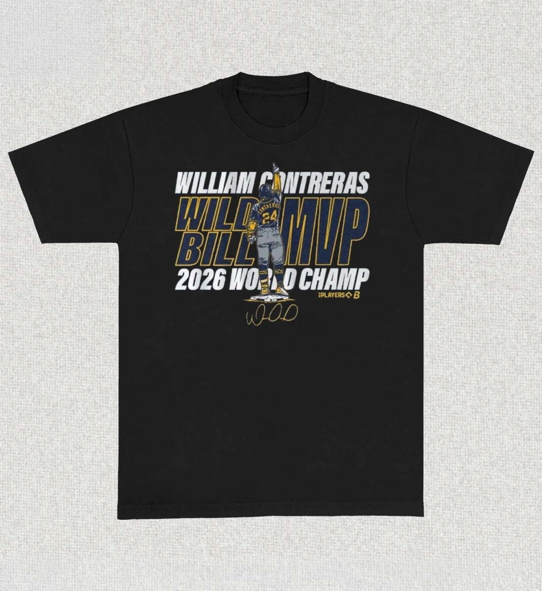 William Contreras 2026 World Champ MVP TShirt