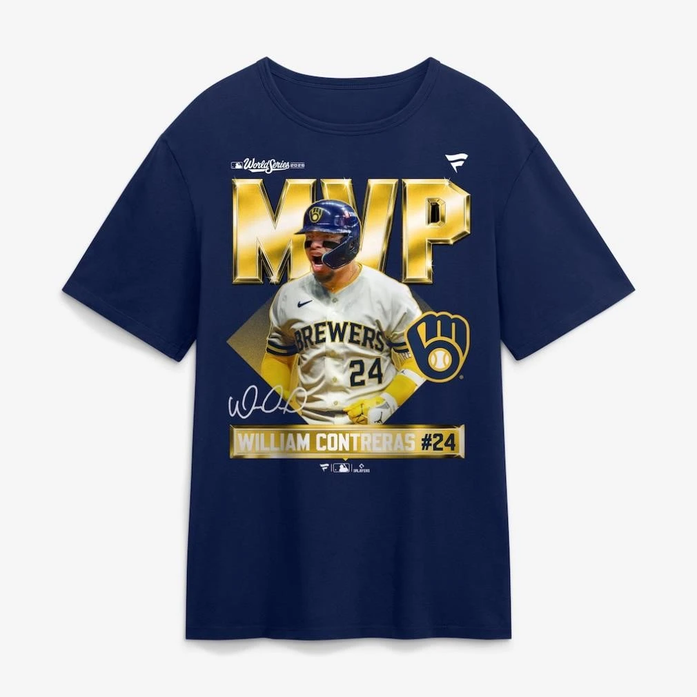 William Contreras Milwaukee Brewers 2026 World Series MVP Signature Shirt