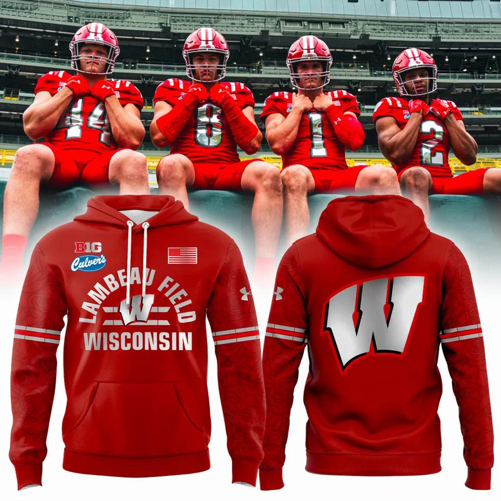Wisconsin Badgers Title Town 2026 Lambeau Field Hoodie