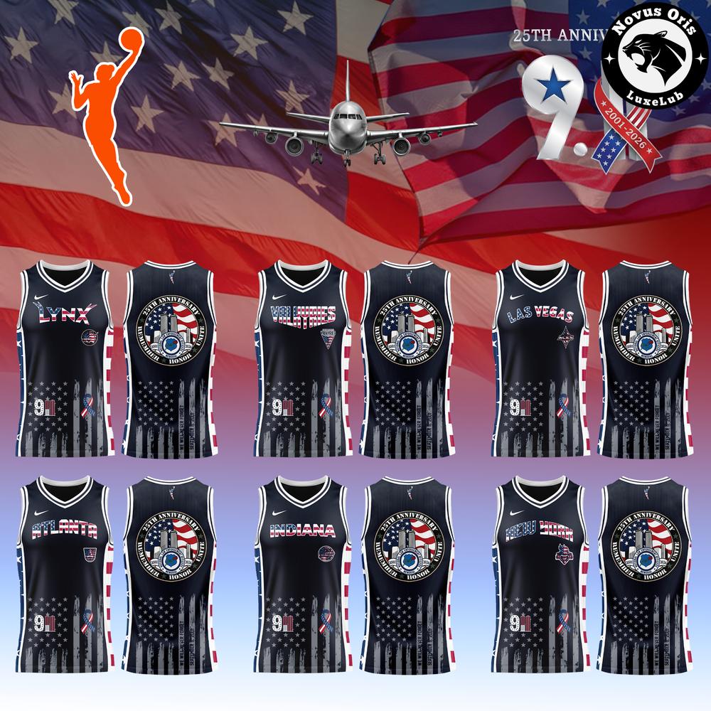 WNBA 9/11 25th Anniversary 2001-2026 Custom Basketball Jersey 1 - Unicasport WNBA 9/11 25th Anniversary 2001-2026 Custom Basketball Jersey