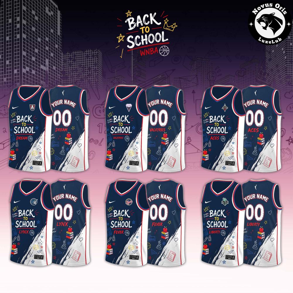 WNBA x Back To School 2026 Limited Edition Black Basketball Jersey 1 - Unicasport WNBA x Back To School 2026 Limited Edition Black Basketball Jersey