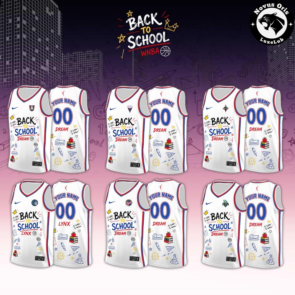 WNBA x Back To School 2026 Limited Edition White Basketball Jersey 1 - Unicasport WNBA x Back To School 2026 Limited Edition White Basketball Jersey