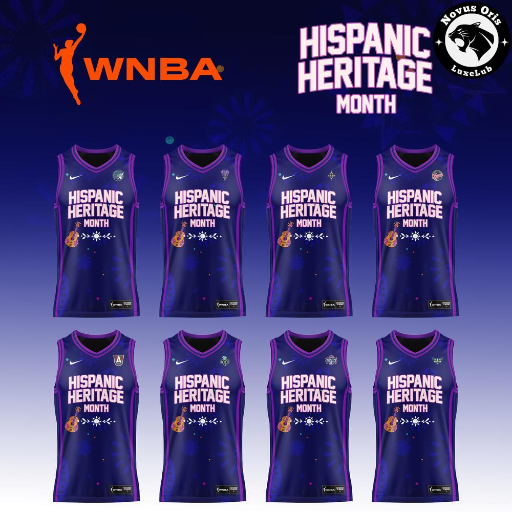 WNBA x Hispanic Heritage Month Purple Custom Basketball Jersey 1 - Unicasport WNBA x Hispanic Heritage Month Purple Custom Basketball Jersey